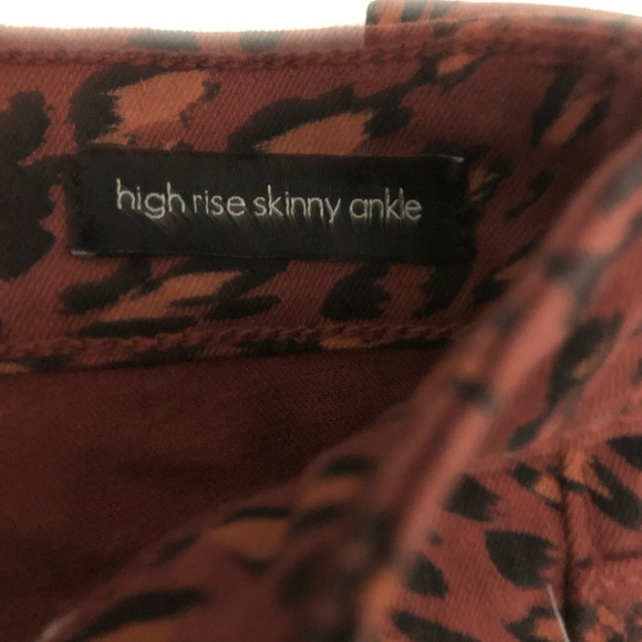 NWT Ella Moss The Retro Sable Cheetah Print Swirl Women’s Size 27 Pants - Picture 5 of 10